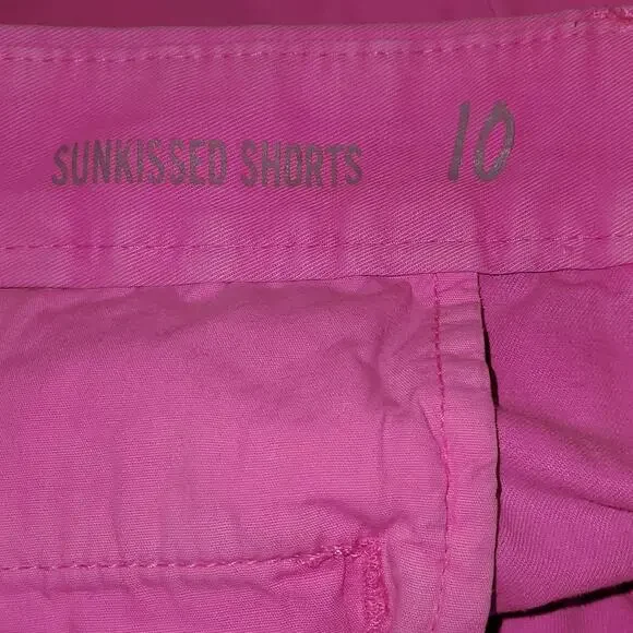 Khakis by GAP Barbie Core Washed Pink Sunkissed Shorts Size 10 - Picture 6 of 8